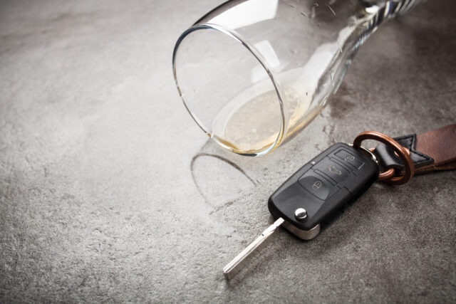 empty cup car keys
