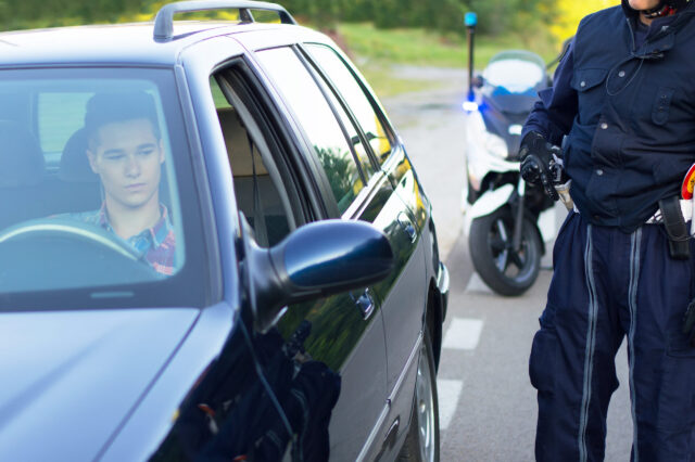 police traffic stop